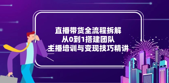 be8e648037bbe9347aa8c93e84450dbc.jpeg 直播带货全流程拆解:从0到1搭建团队,主播培训与变现技巧精讲