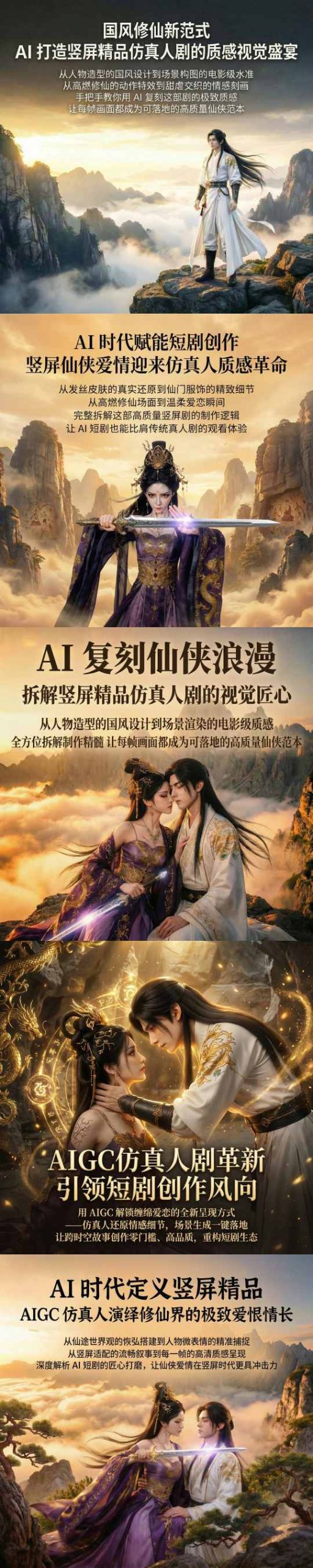 bf25cdcda43d73abd37f2b831e14564a.jpeg AIGC仿真人《合欢宗》短剧教学,用AIGC解锁缠绵爱恋的全新呈现方式,让跨时空故事创作零门槛、高品质,重构短剧生态