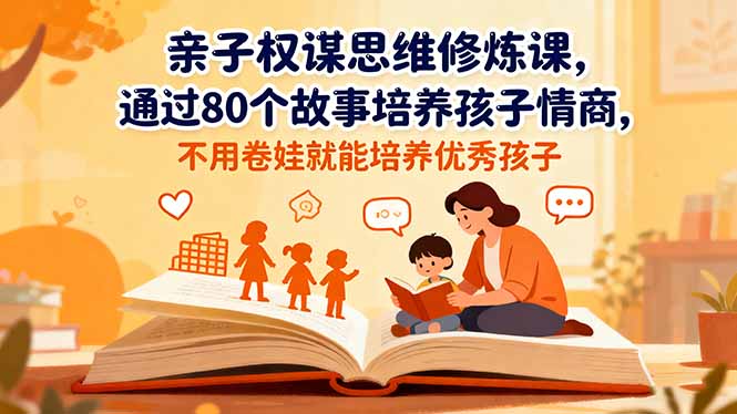 c0079327d855c2da1d8ca3a471134b1e.jpeg 亲子权谋思维修炼课,通过80个故事培养孩子情商,不用卷娃就能培养优秀孩子