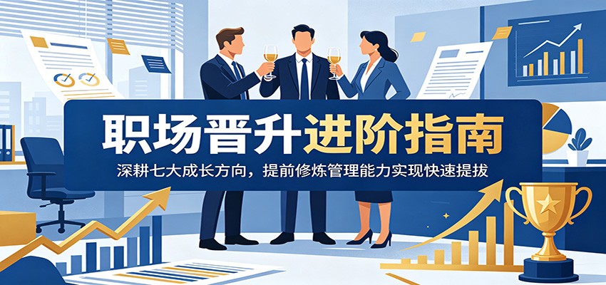 职场晋升进阶指南：深耕七大成长方向，提前修炼管理能力实现快速提拔-鼎铸网