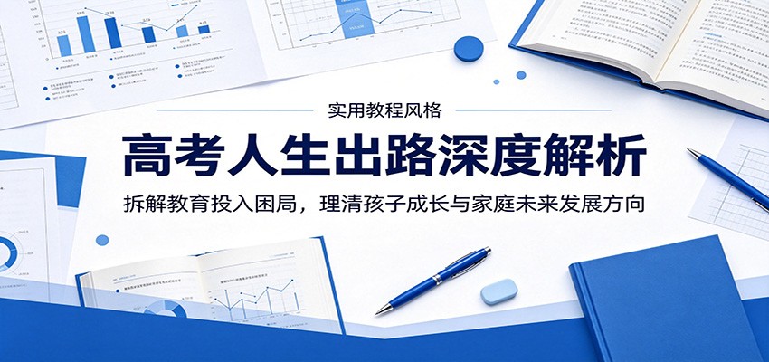 高考人生出路深度解析:拆解教育投入困局,理清孩子成长与家庭未来发展方向-鼎铸网
