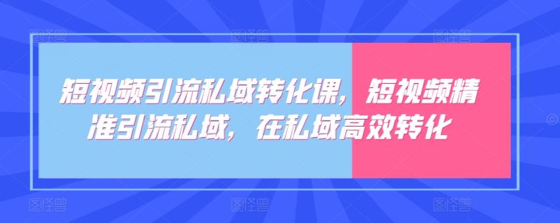 c37c970fee14fdd2653dc2c360b22762.jpeg 短视频引流私域转化课,短视频精准引流私域,在私域高效转化