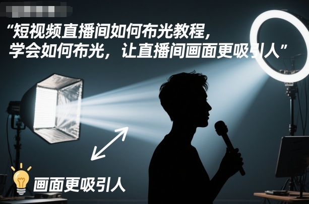 c406a6955b1f93e9f459df3b7af85c1b.jpeg 短视频直播间如何布光教程,学会如何布光,让直播间画面更吸引人