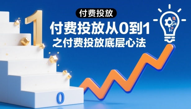 c4b350d5cf02299b37ec5b81f45c4369.jpeg 付费投放从0到1之付费投放底层心法