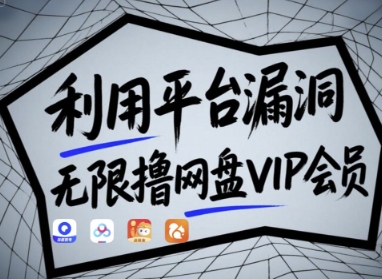 c5218d671a0179458cbc846a70ab3c6b.jpeg 利用平台漏洞,无限撸网盘VIP会员,用户亲测有效!【漏洞原理+操作演示】