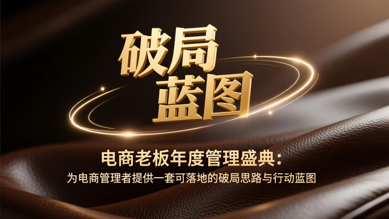 c625b033817378b7dfdb2b810255aca0.jpeg 电商老板年度管理盛典:为电商管理者提供一套可落地的破局思路与行动蓝图