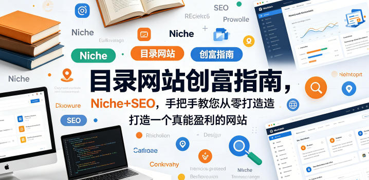目录网站创富指南,Niche+SEO,手把手教您从零打造打造一个真能盈利的网站【原创双语字幕】-鼎铸网
