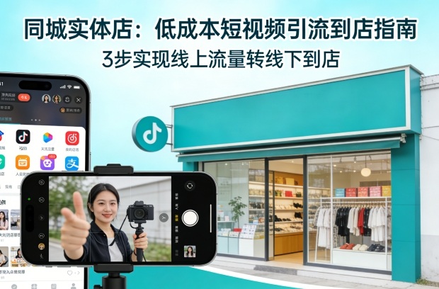 同城实体店,如何低成本把客户从短视频带到线下门店-鼎铸网