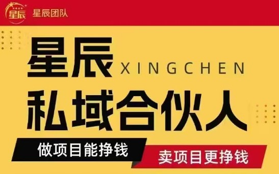 全网首发星辰私域项目合集,最新实操玩法,短期快速实现变现-鼎铸网
