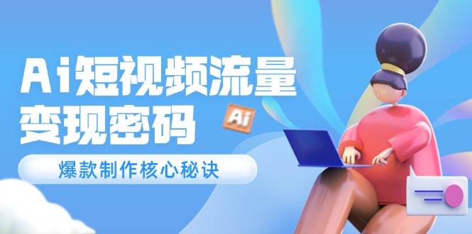 Ai短视频流量密码，爆款制作核心秘诀，120万案例深度解析-鼎铸网