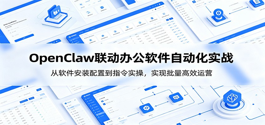 OpenClaw自动化实操课：从软件安装配置到指令实操，实现批量高效运营-鼎铸网