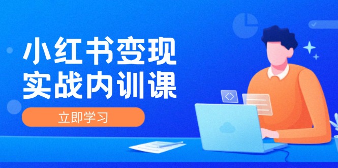 小红书变现实战内训课，0-1实现小红书-IP变现 底层逻辑/实战方法/训练结合-鼎铸网