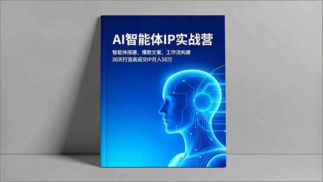 cb287a3b76a03c1766d06f563ccfd59e.jpeg AI智能体IP实战营,智能体搭建、爆款文案、工作流构建,30天打造高成交IP月入50万