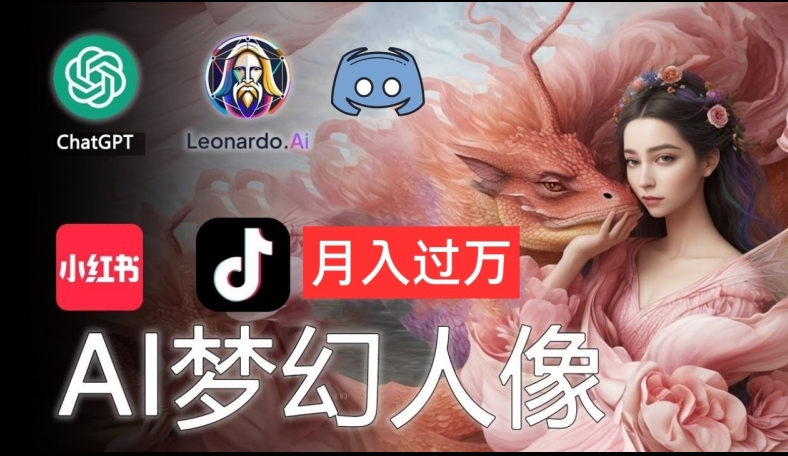 cebf299243dd35cd030c7af52f1aa5bc.jpeg AI摄影梦幻人像:零基础也能月入过万的秘密【揭秘】