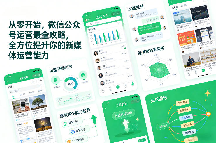 cef63c76f2d9430982471a7c47a4970e.jpeg 从零开始,微信公众号运营最全攻略,全方位提升你的新媒体运营能力