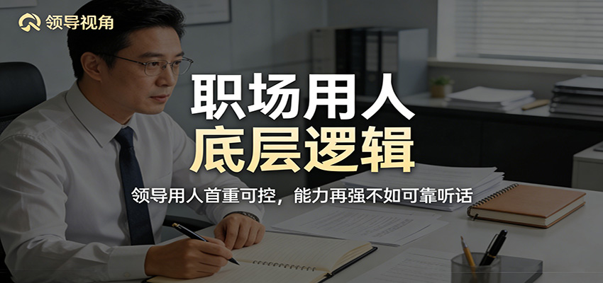 公众号付费文章：职场用人底层逻辑，领导用人首重可控，能力再强不如可靠听话-鼎铸网
