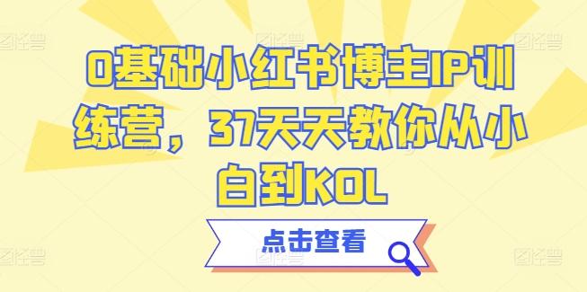 cfc167483e47eaef6cb8b2c48f3abb4d.jpeg 0基础小红书博主IP训练营,37天天教你从小白到KOL