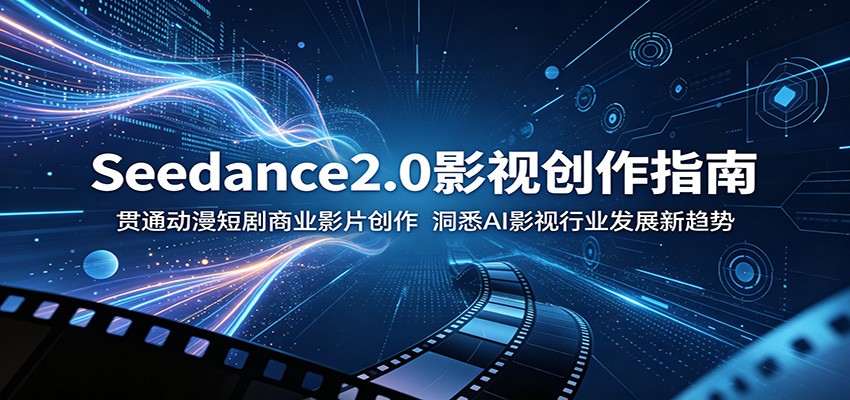 Seedance2.0影视创作指南:贯通动漫短剧商业影片创作,洞悉AI影视行业发展新趋势-鼎铸网