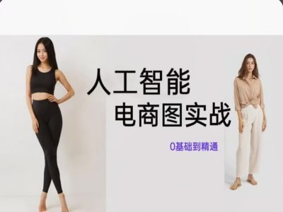 人工智能SD电商图实战，ai绘图0基础到精通-鼎铸网