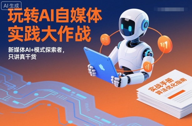 d416759cb732fefa17ab2451f932666b.jpeg 玩转AI自媒体实践大作战,新媒体AI+模式探索者,只讲真干货