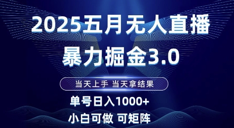 d57b5fec2c02f6ce41579677a11f6153.jpeg 2025五月无人直播暴力掘金3.0,当天上手,当天拿结果,单号日入1k+小白可做可矩阵【揭秘】