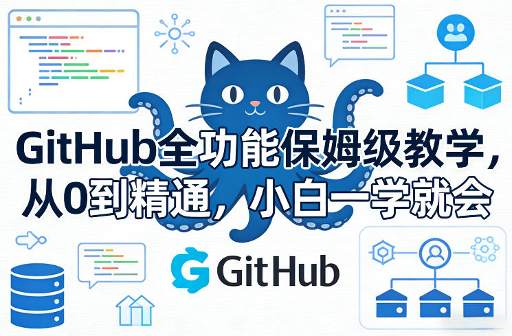 d646373e0161d8166d4a1f774f7adaef.jpeg GitHub全功能保姆级教学,从0到精通,小白一学就会
