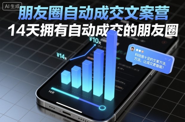 d68db2a400a33fda4e6d55858582c05c.jpeg 朋友圈自动成交文案营,14天拥有自动成交的朋友圈