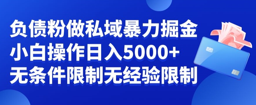 d6d5403cb282c21209efc77c1adc9ac8.jpeg 负债粉私域暴力掘金,小白操作入5000,无经验限制,无条件限制【揭秘】