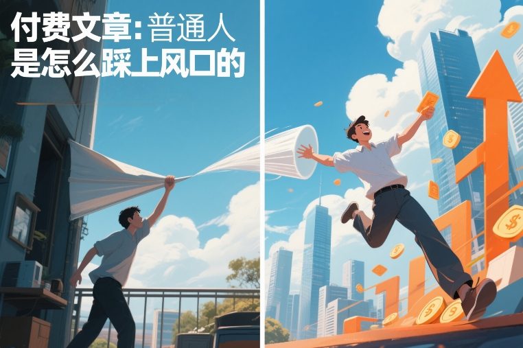 付费文章：普通人是怎么踩上风口的-鼎铸网