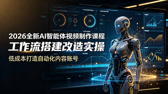 d977c721e4ac95e6db959f8bd137e5ce.jpeg 2026全新AI Codex智能体视频制作课程,工作流搭建改造实操,低成本打造自动化内容账号