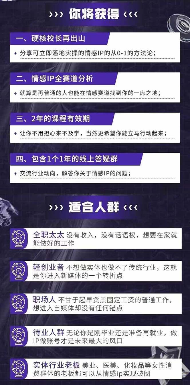 情感直播IP短视频全通大课，普通人的IP之路从情感赛道开始(18节