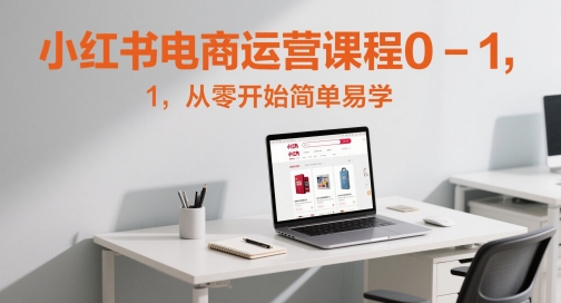 小红书电商运营课程0-1，从零开始简单易学-鼎铸网