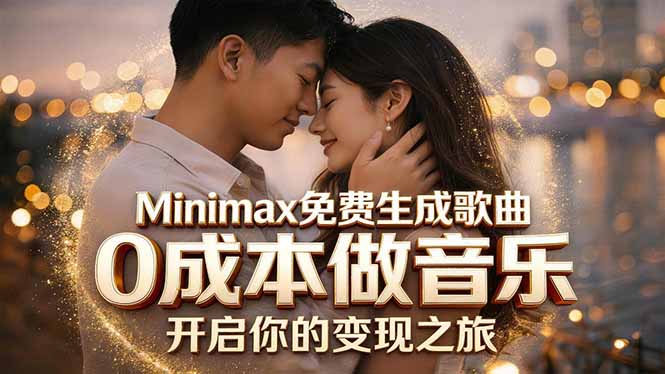 Minimax免费生成歌曲实测!0成本做音乐,说唱流行Lofi一键生成-鼎铸网