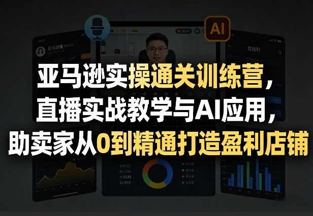 dd0c152841b014aa833b179d75147dc1.jpeg 亚马逊实操通关训练营,直播实战教学与AI应用,助卖家从0到精通打造盈利店铺(更新7月3日)