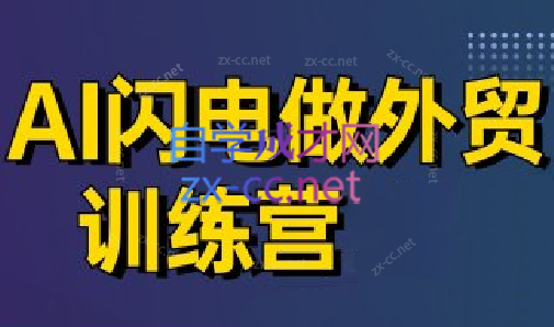 大卫·AI闪电做外贸训练营(更新7月)-鼎铸网