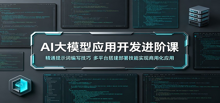 AI大模型应用开发进阶课:精通提示词编写技巧,多平台搭建部署技能实现商用化应用-鼎铸网