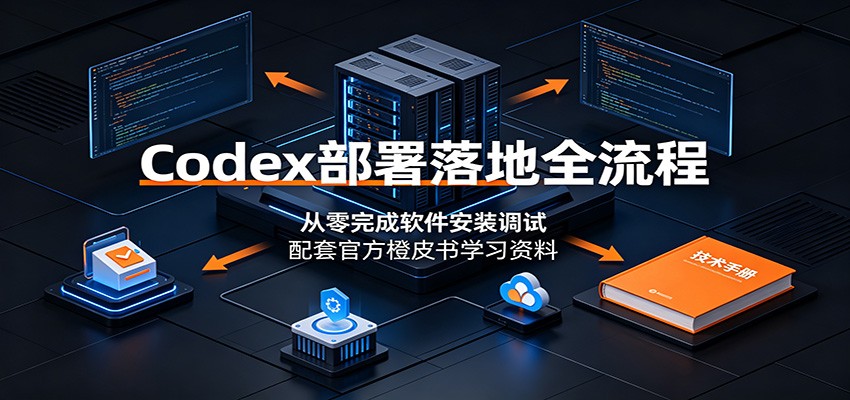 Codex部署落地全流程：从零完成软件安装调试，配套官方橙皮书学习资料-鼎铸网
