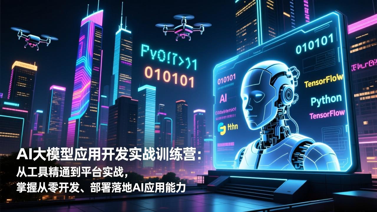 e011b96104f55cebc8cf09dbbbeff7cf.jpeg AI大模型应用开发实战训练营:从工具精通到平台实战,掌握从零开发、部署落地AI应用能力