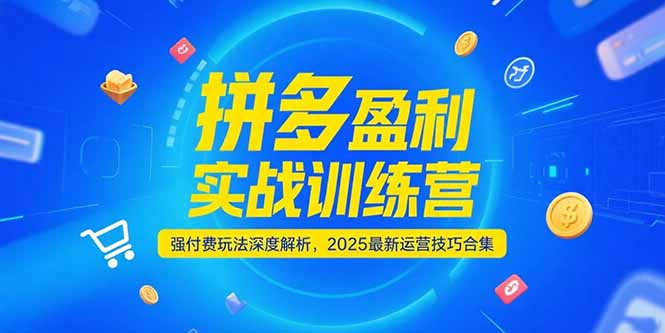 e3ba6d6683ba99ad10bb0bc92581b6f8.jpeg 拼多多盈利实战训练营,强付费玩法深度解析,2025运营技巧合集-更新6月
