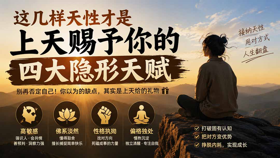 付费文章：这几样天性才是上天赐予你的四大隐形天赋-鼎铸网