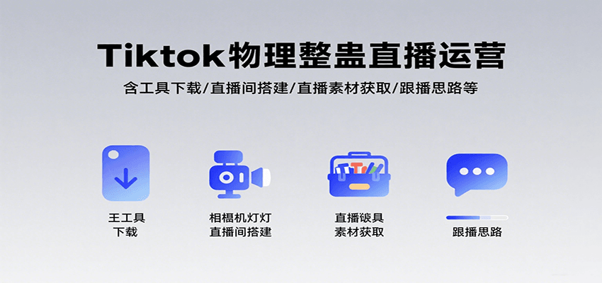 Tiktok物理整蛊直播运营,包含工具下载/直播间搭建/直播素材获取/跟播思路等-鼎铸网