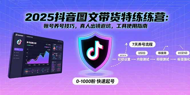 e7be370fccacbe4d27a38207f04543e4.jpeg 2025抖音图文带货特练营:账号养号技巧,真人出镜避坑,工具使用指南