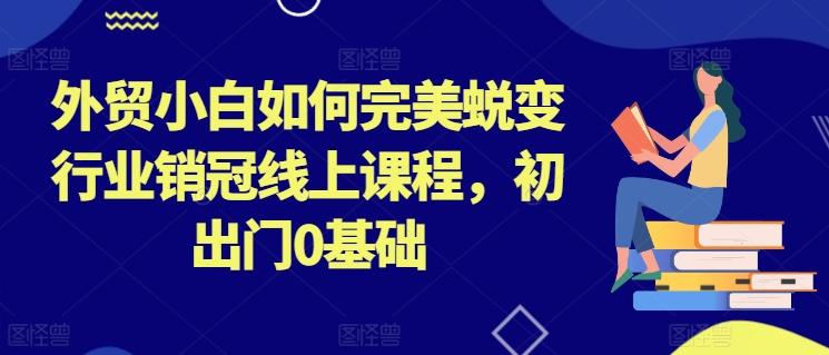 外贸小白如何完美蜕变行业销冠线上课程，初出门0基础-鼎铸网