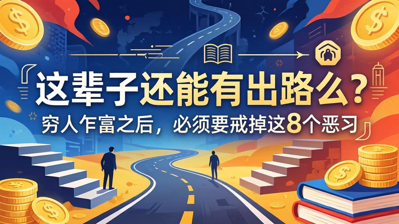 e95ddac9ffafdc156aade7436d51eb40.jpeg 关于人生两篇付费文章【这辈子还能有出路么?】【穷人乍富之后,必须要戒掉这8个恶习】