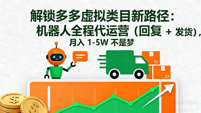 eb10522ffed9e8a21418df23908e20ef.jpeg 解锁多多虚拟类目新路径:机器人全程代运营(回复 + 发货