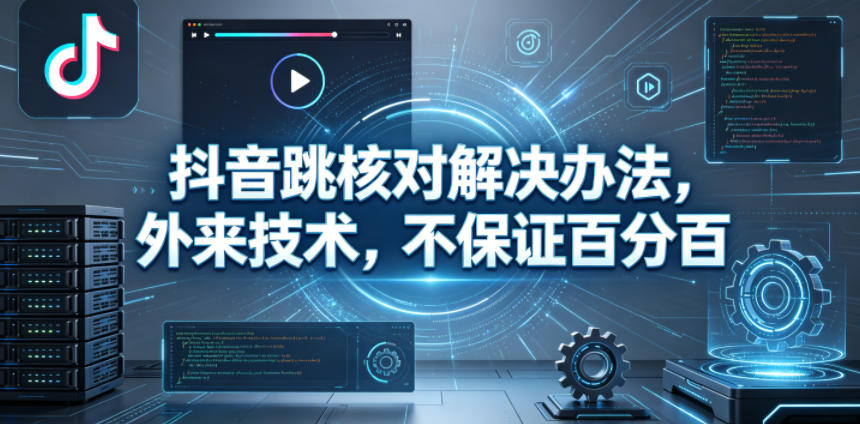 抖音跳核对解决办法,外来技术,不保证百分百-鼎铸网