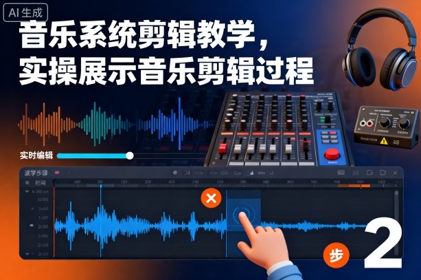 音乐系统剪辑教学,实操展示音乐剪辑过程-鼎铸网