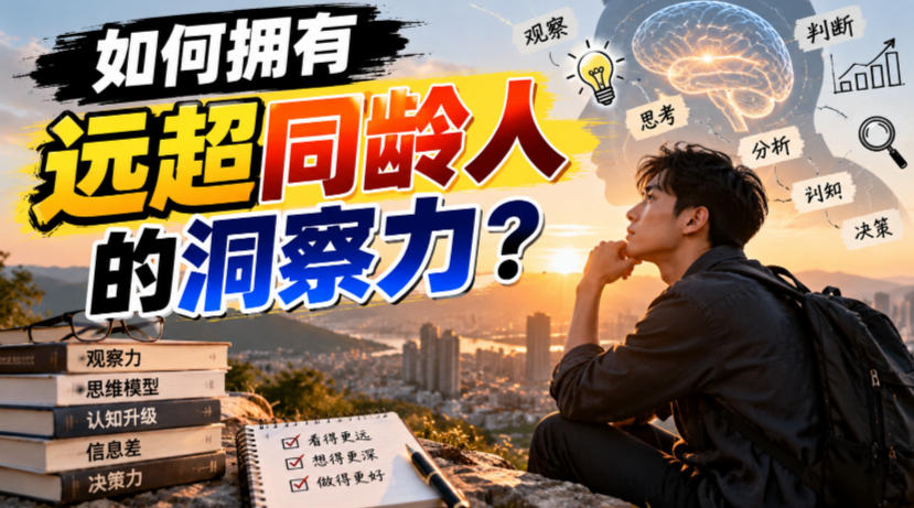 付费文章:如何拥有远超同龄人的洞察力?-鼎铸网