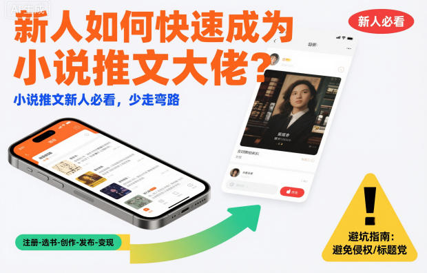 新人如何快速成为小说推文大佬？小说推文新人必看，少走弯路-鼎铸网