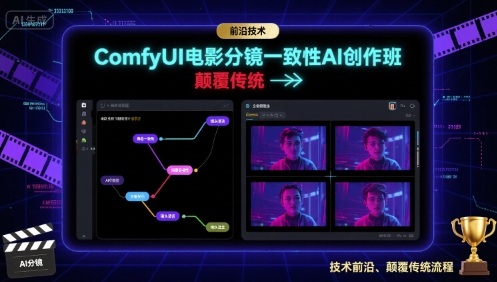 ef845e0c9e12500744f57217656f5697.jpeg ComfyUI电影分镜一致性AI创作班,前沿技术,颠覆传统